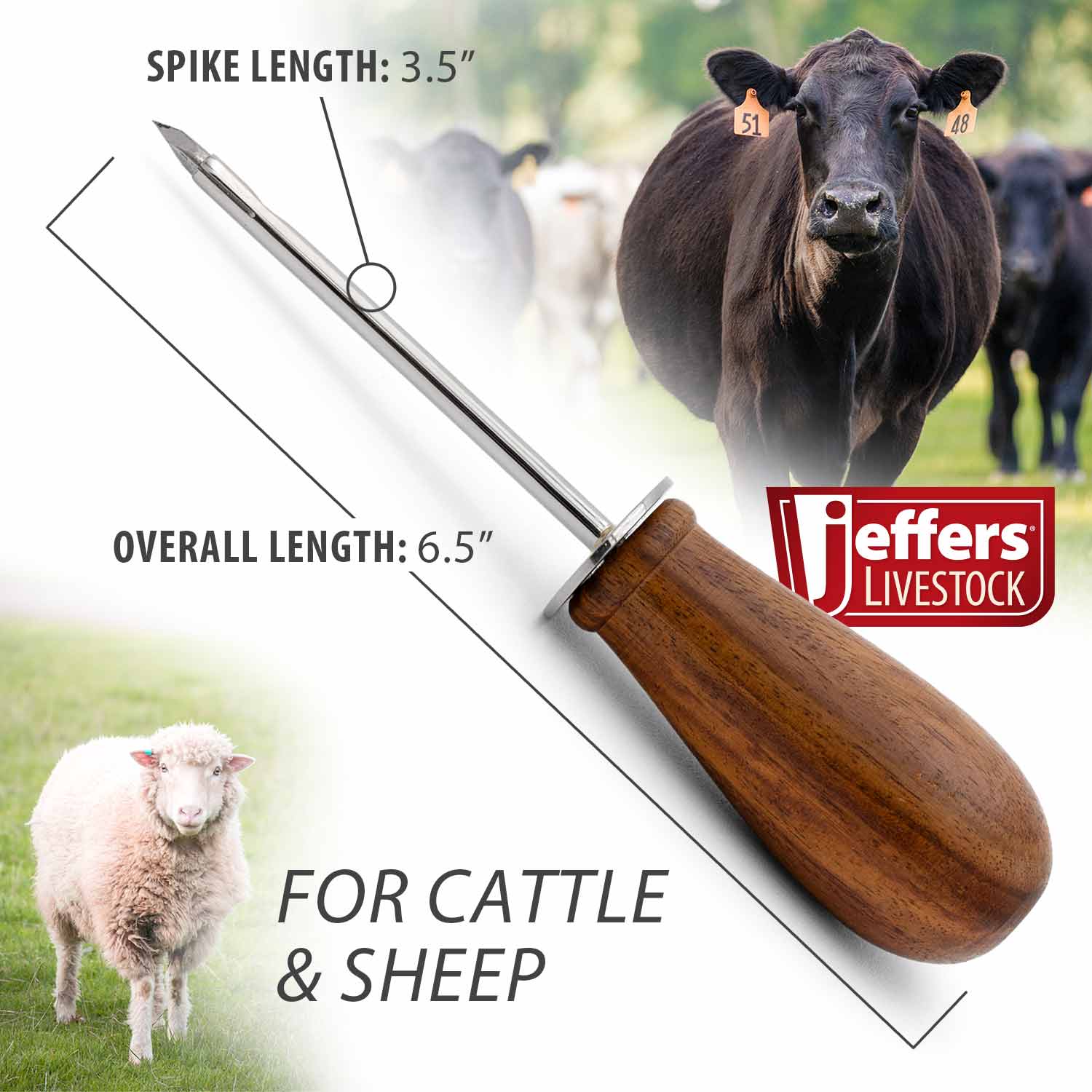 Jeffers Livestock Trocar and Cannula Veterinary Instrument - Image 3