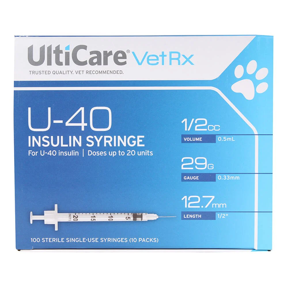 UltiCare U-40 Insulin Syringes, 29ga x ½", Box of 100 ct - Image 5
