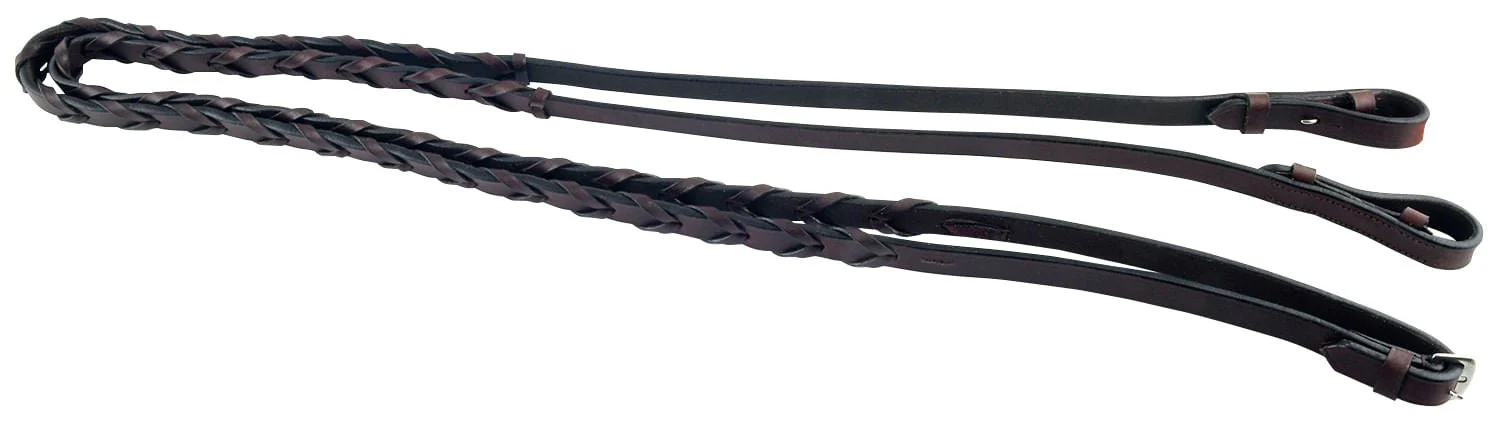 Jeffers Uniquely English Laced Leather Reins