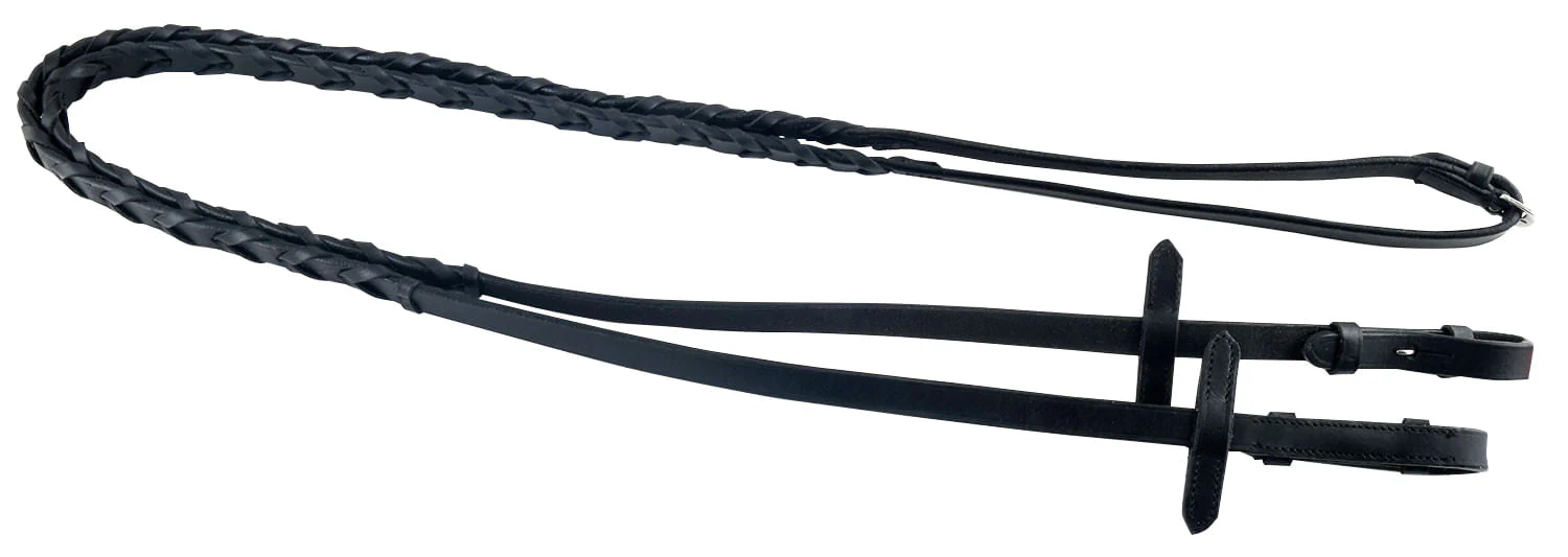 Jeffers Uniquely English Laced Leather Reins - Image 2