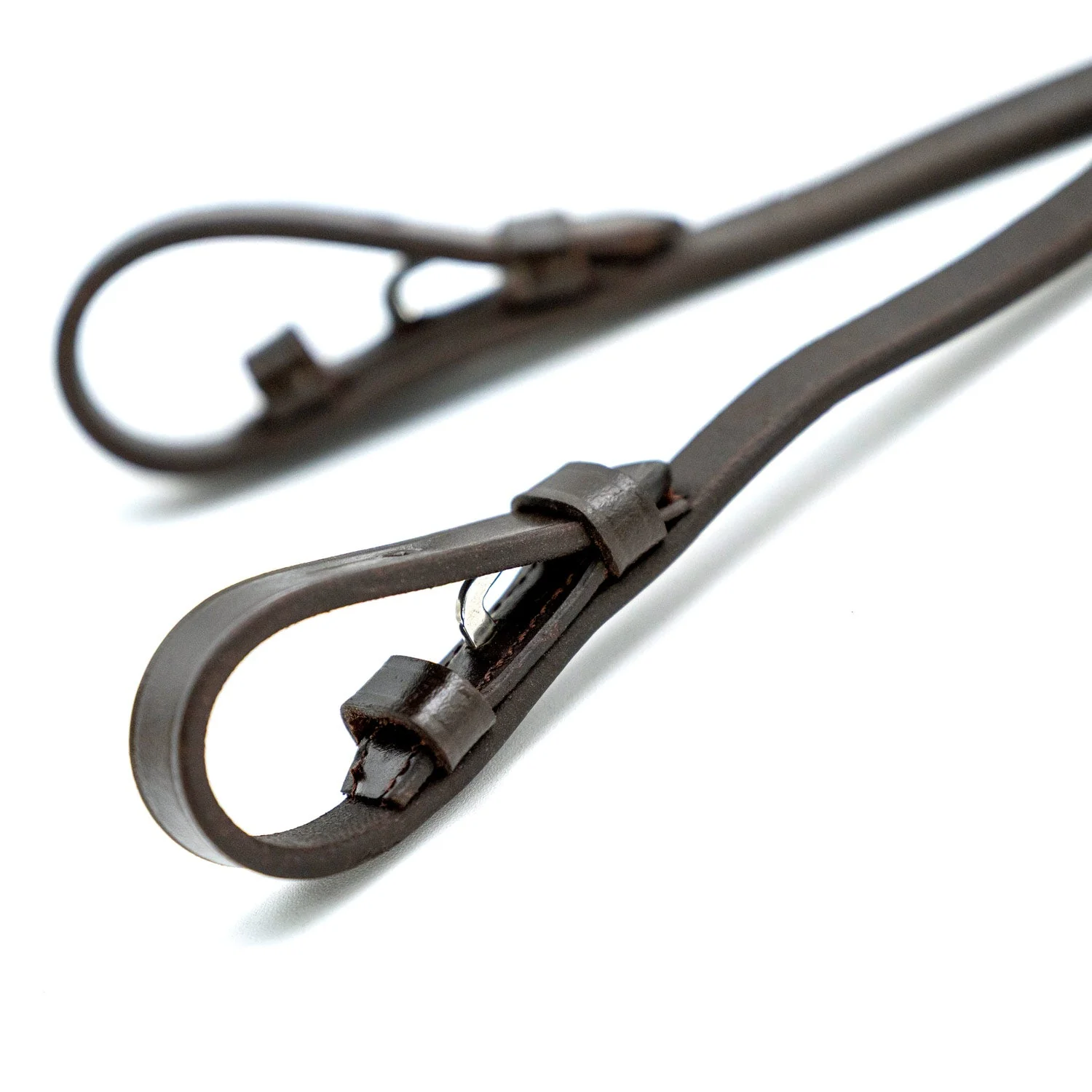 Jeffers Uniquely English Leather Laced Reins, Havana - Image 10
