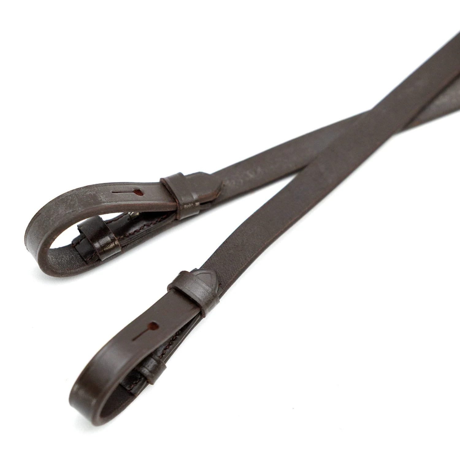 Jeffers Uniquely English Leather Laced Reins, Havana - Image 11