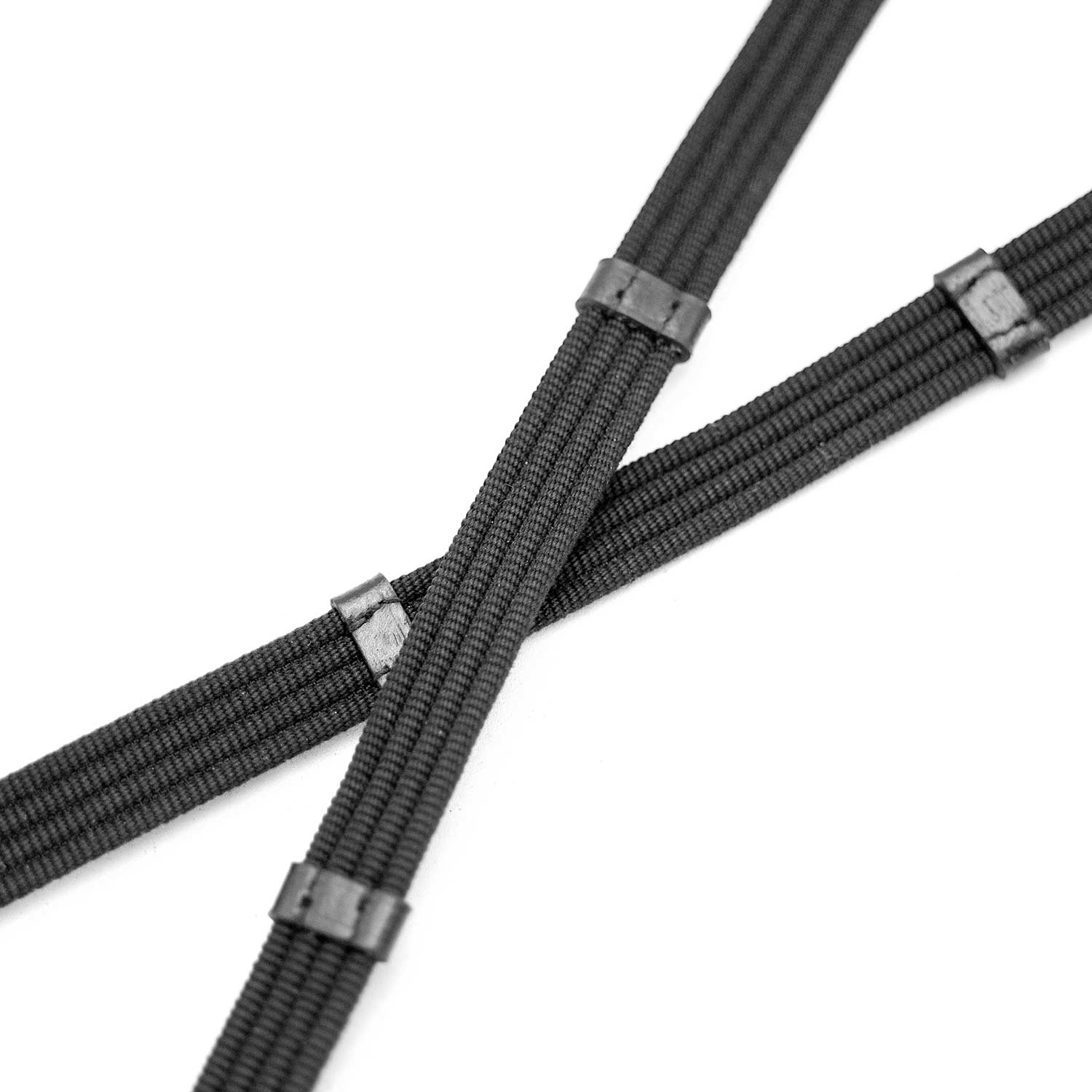 Jeffers Uniquely English Leather Web Reins for Horses - Image 3