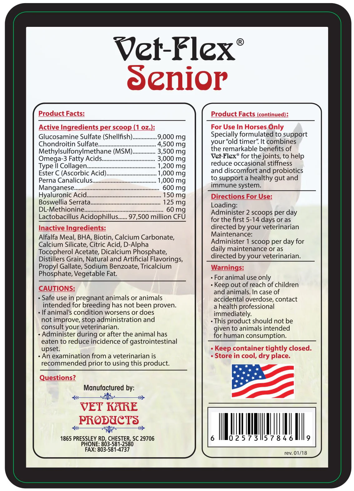 Vet-Flex Senior, 5 lb - Image 2