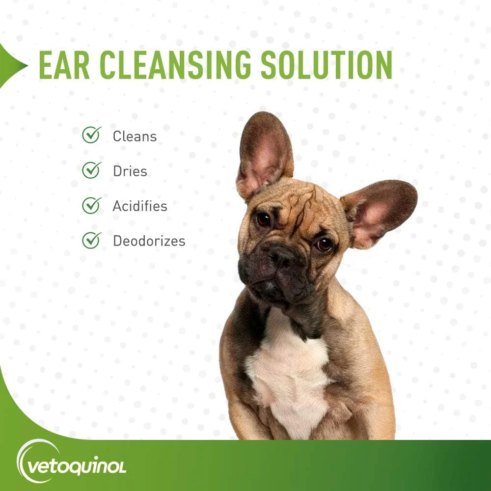 Vetoquinol Ear Cleansing Solution with Aloe for Dogs & Cats - Image 7