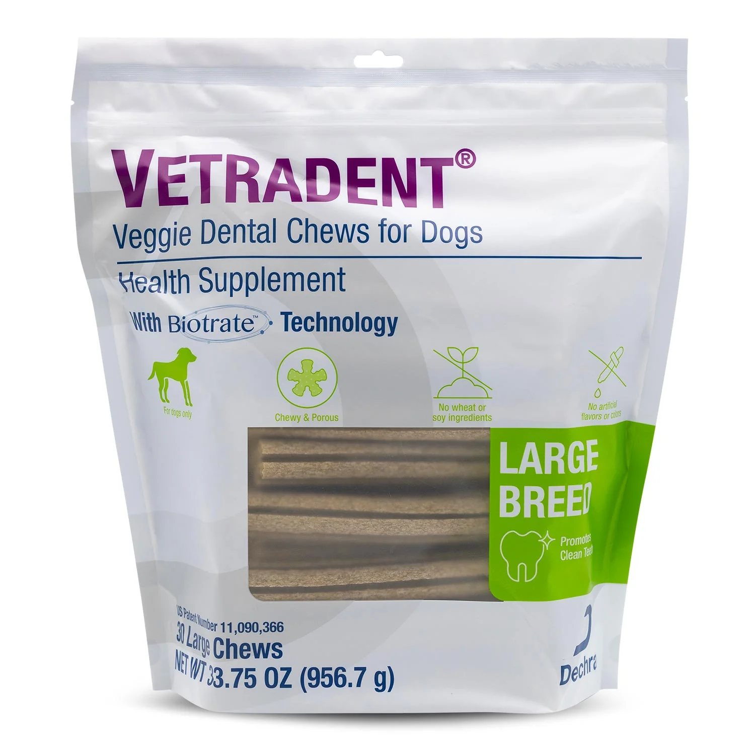 Vetradent Veggie Dental Chews for Dogs – Plaque & Tartar Control, Fresh Breath, Daily Oral Care Treats - Image 9