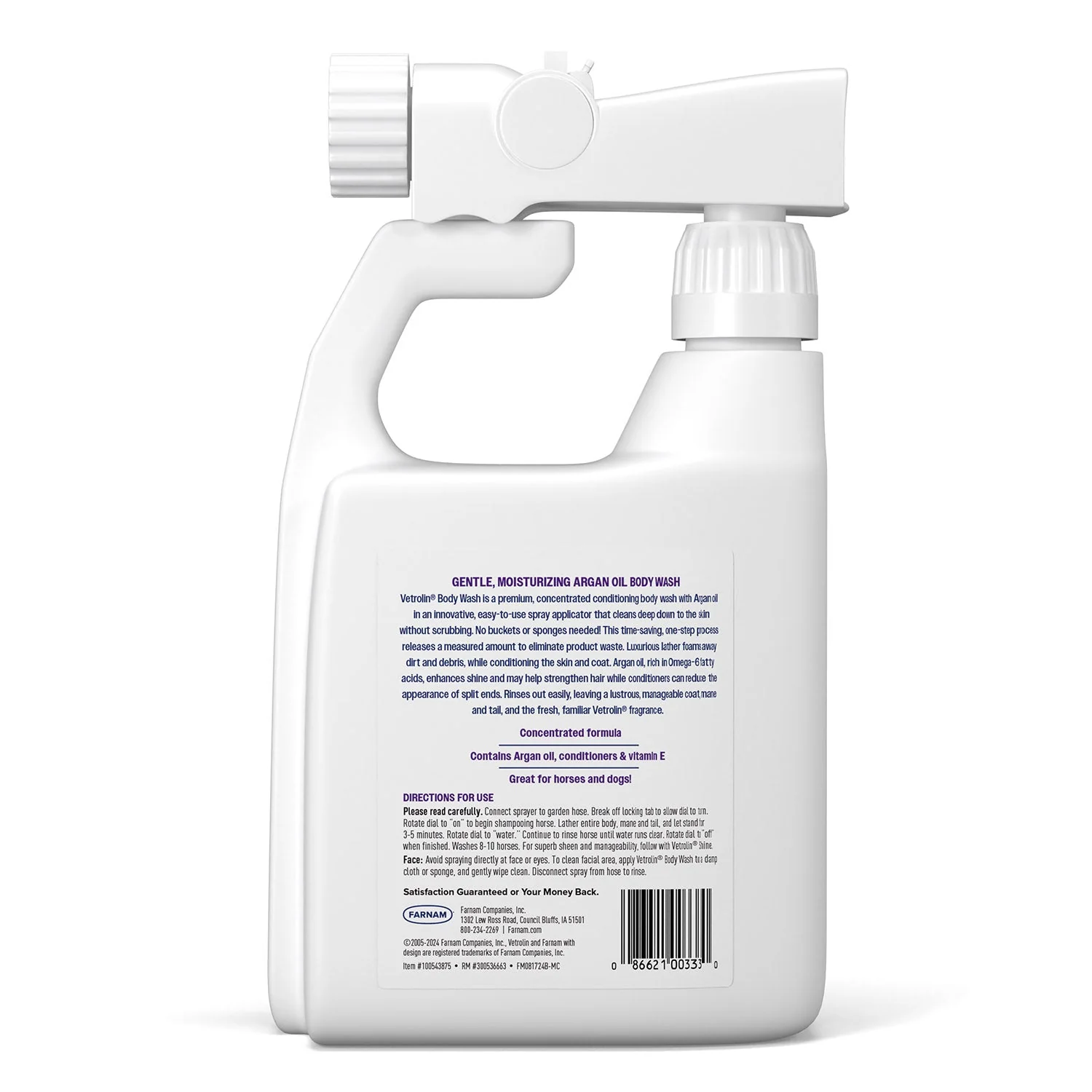 Vetrolin Body Wash for Horses, 32 oz - Image 2