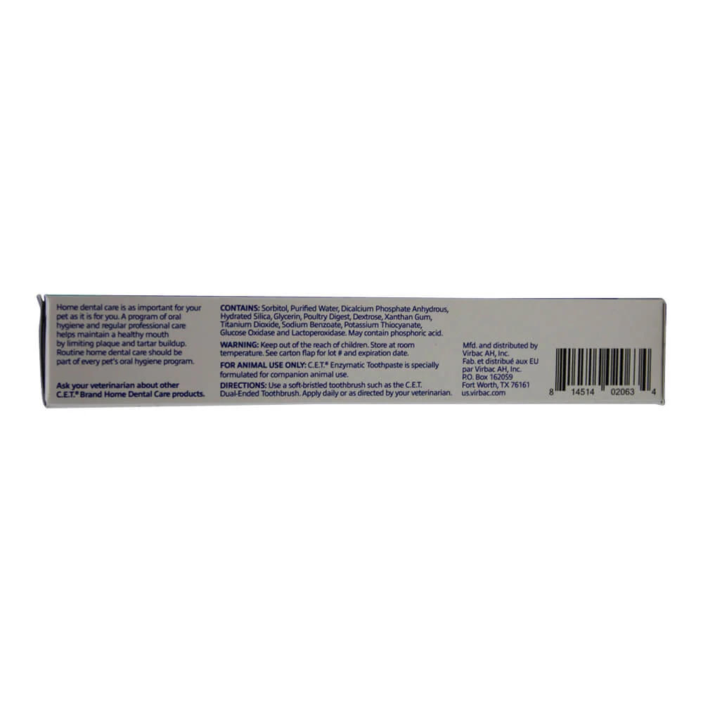 Virbac C.E.T. Enzymatic Pet Toothpaste for Dogs & Cats – Plaque & Tartar Control - Image 2