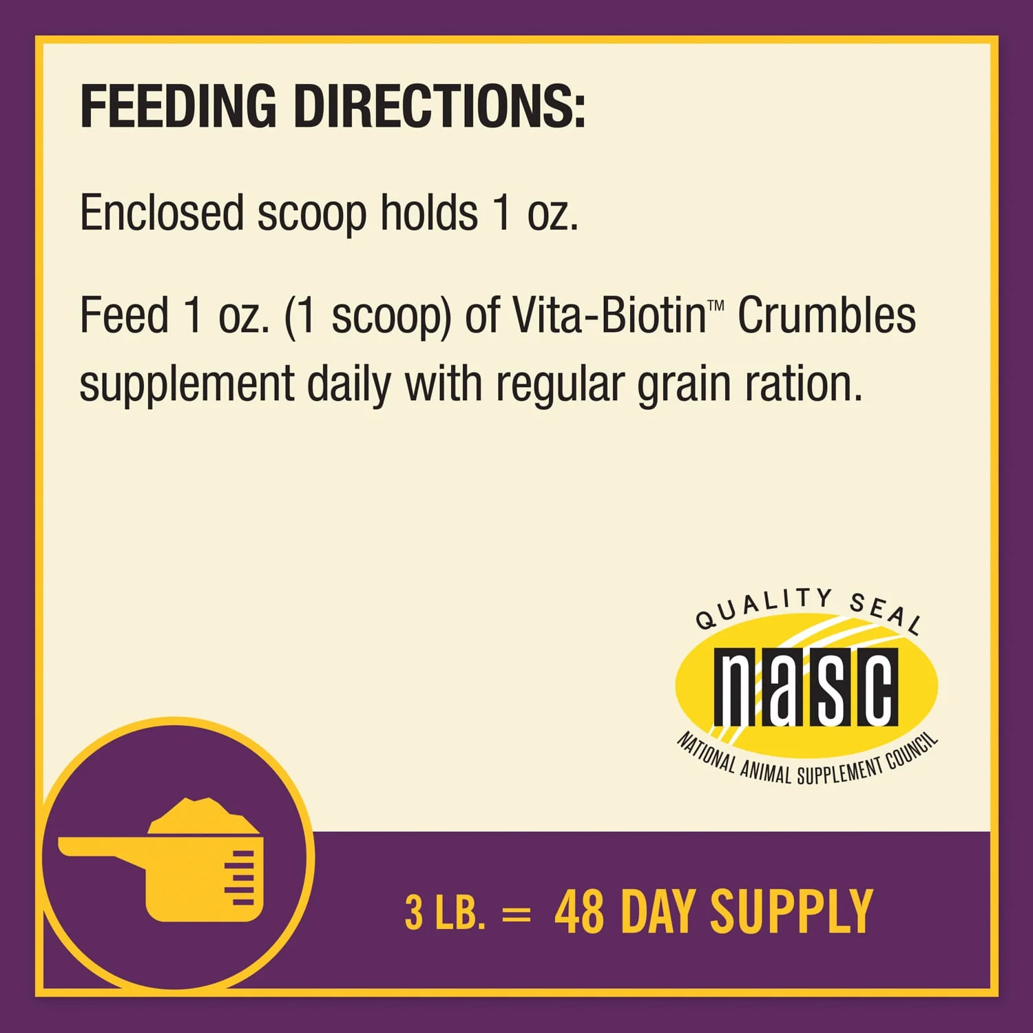 Vita Biotin Crumbles, 3 lb - Image 6