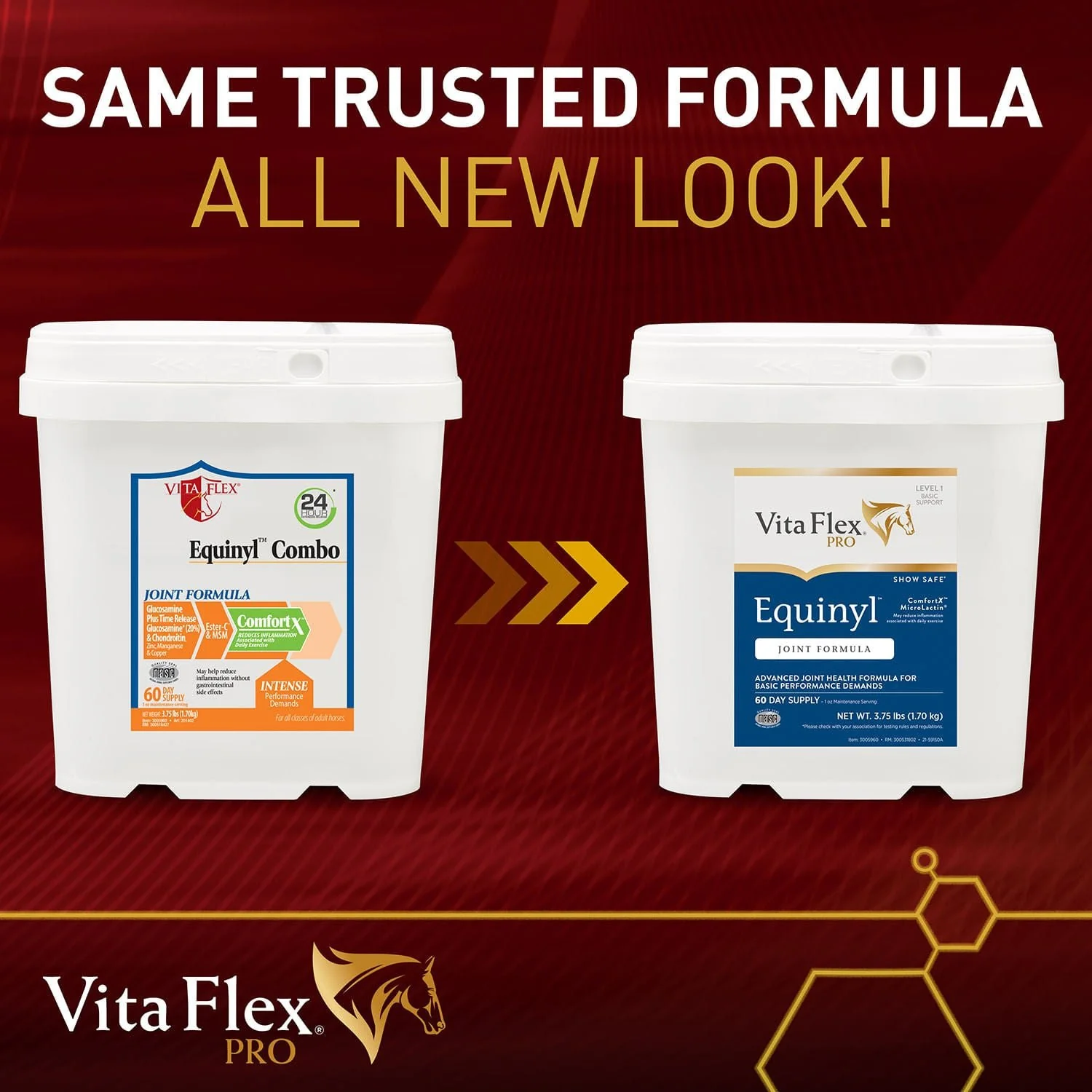 Vita Flex Equinyl Combo Joint Formula Horse Joint Supplement, 60 Day Supply - Image 3