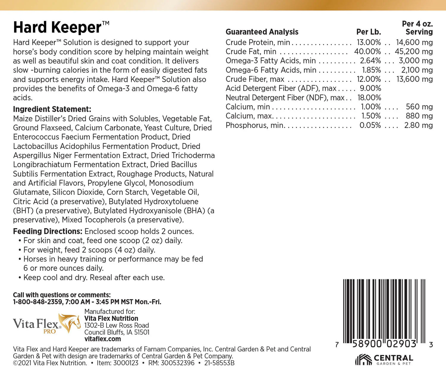 Vita Flex Hard Keeper Solution for Horses, 24 Day Supply - Image 2