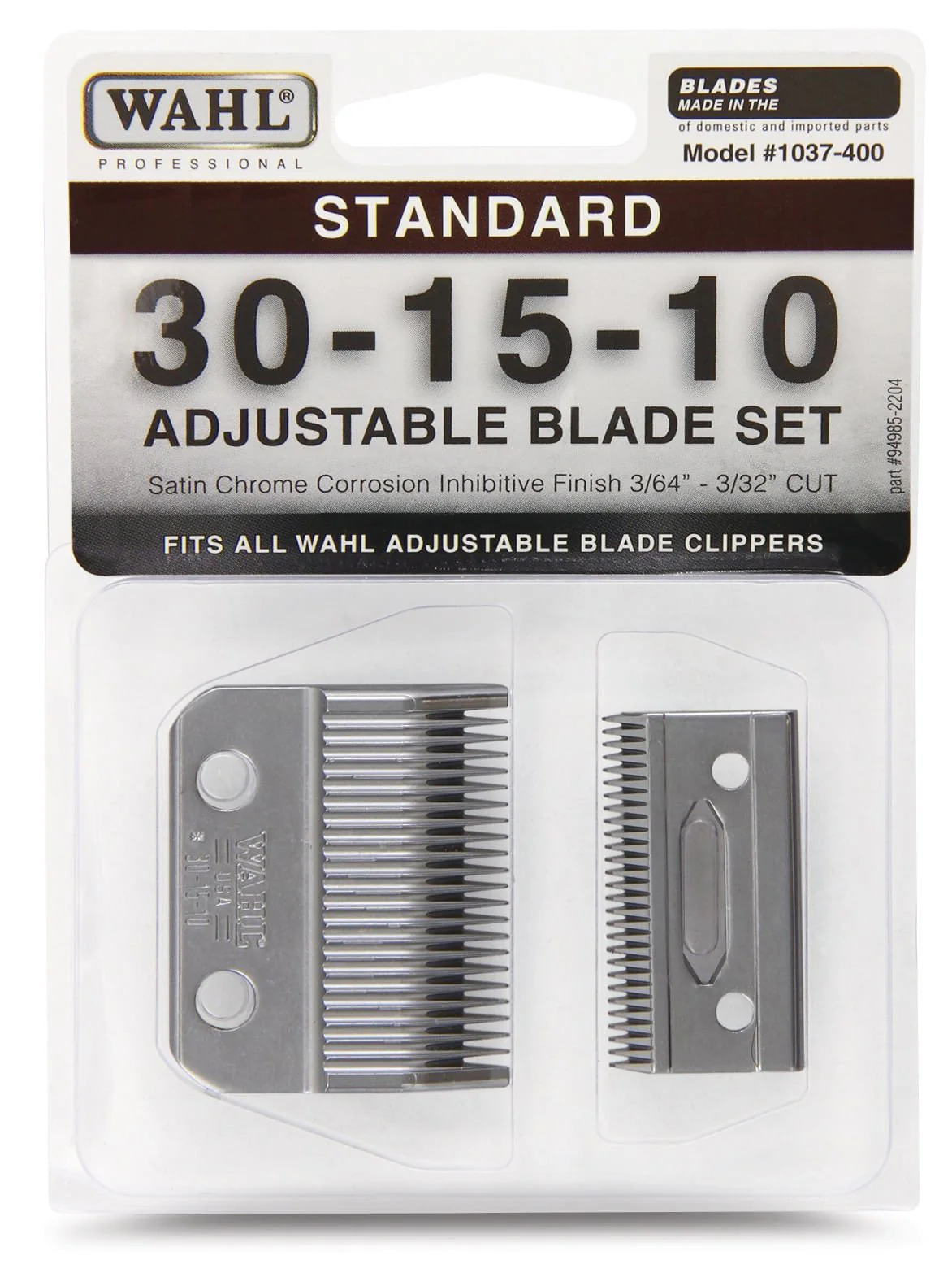 Wahl Adjustable (30-15-10) Blade Set - Image 3