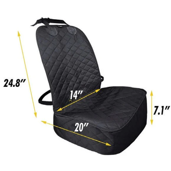 Water Resistant Adjustable Front Seat Protective Pet Cover - Image 3