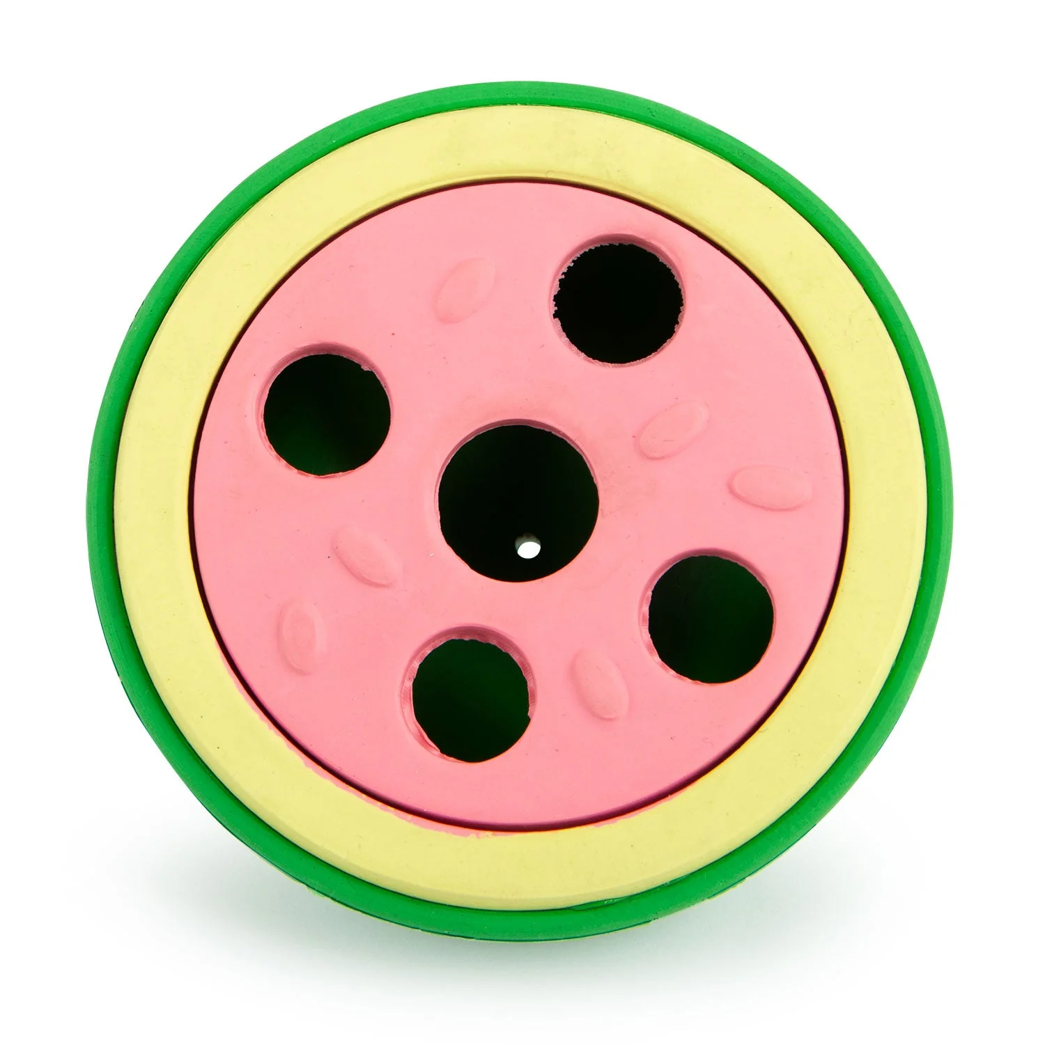 Jeffers Watermelon Natural Rubber Treat Dispensing Dog Dental Chew Toy with Vanilla Scent - Image 10