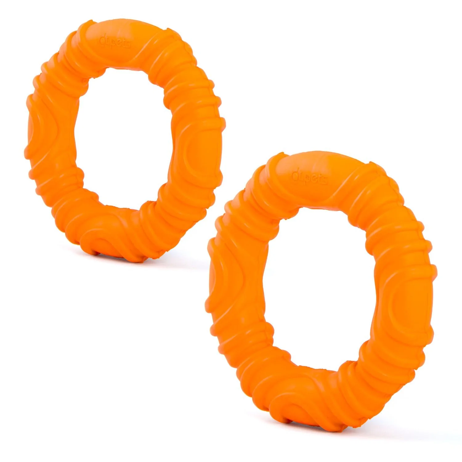 Jeffers Wavy Ring Tugger Natural Rubber Dog Chew Toy for Tug, Fetch & Dental Support - Image 10