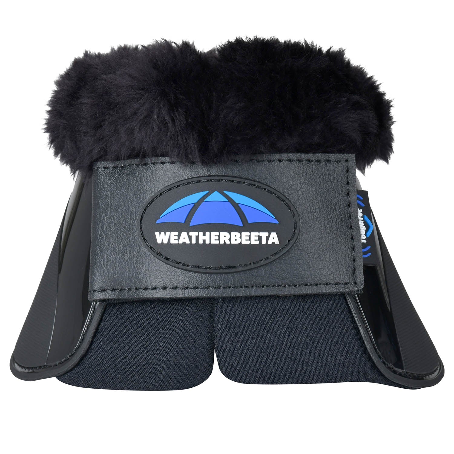 WeatherBeeta Tough-Tec Impact Fleece Trim Bell Boots for Horses - Image 2