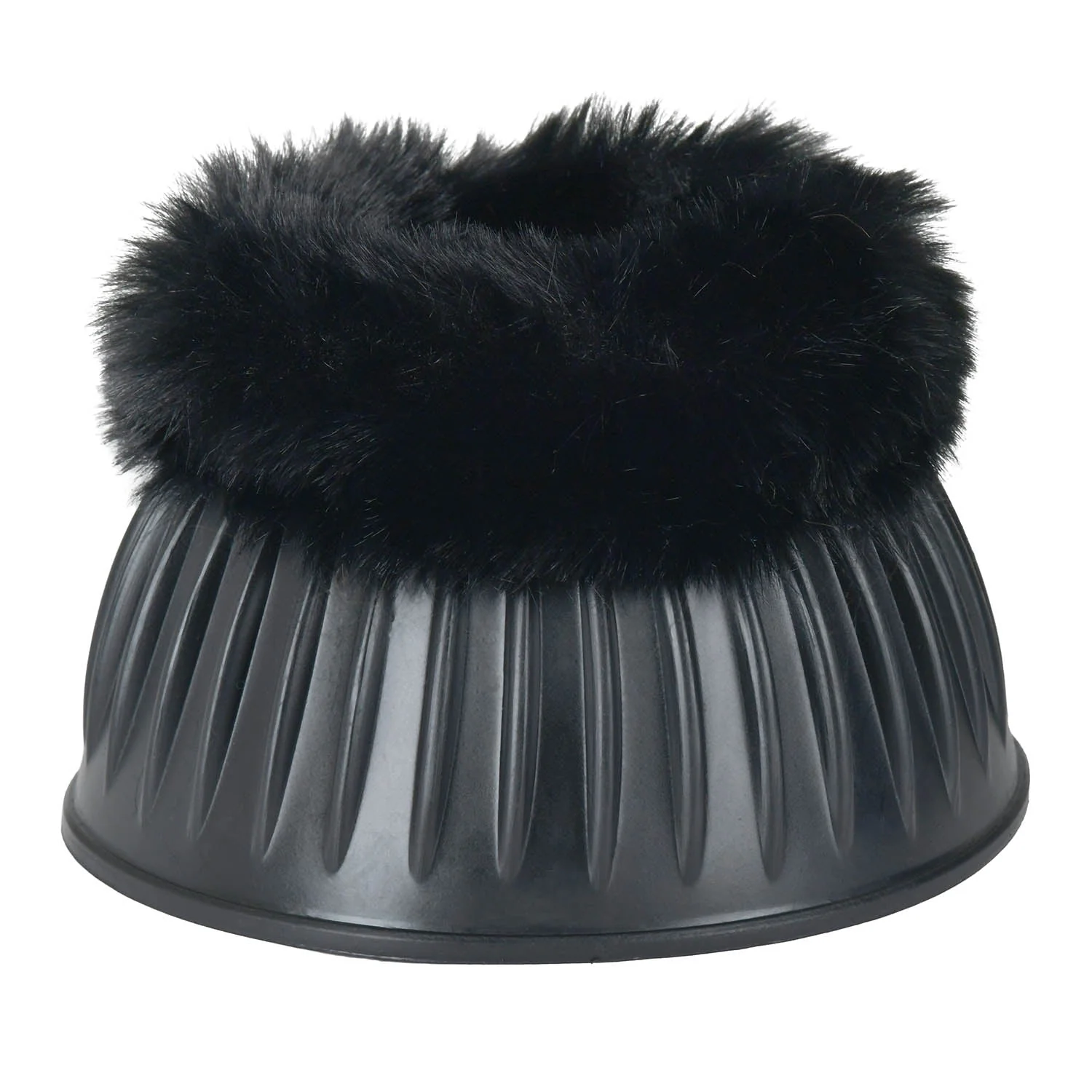 WeatherBeeta Tough-Tec Prime Fleece Trim Rubber Bell Boots for Horses - Image 9