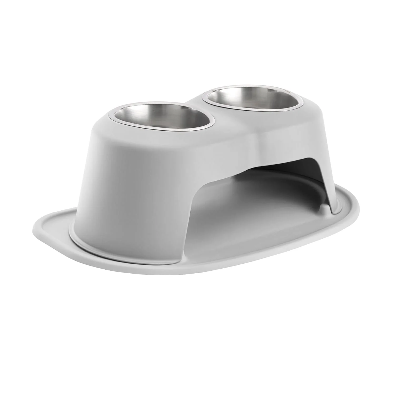 WeatherTech Double High Pet Feeding System, Stainless Steel - Image 28