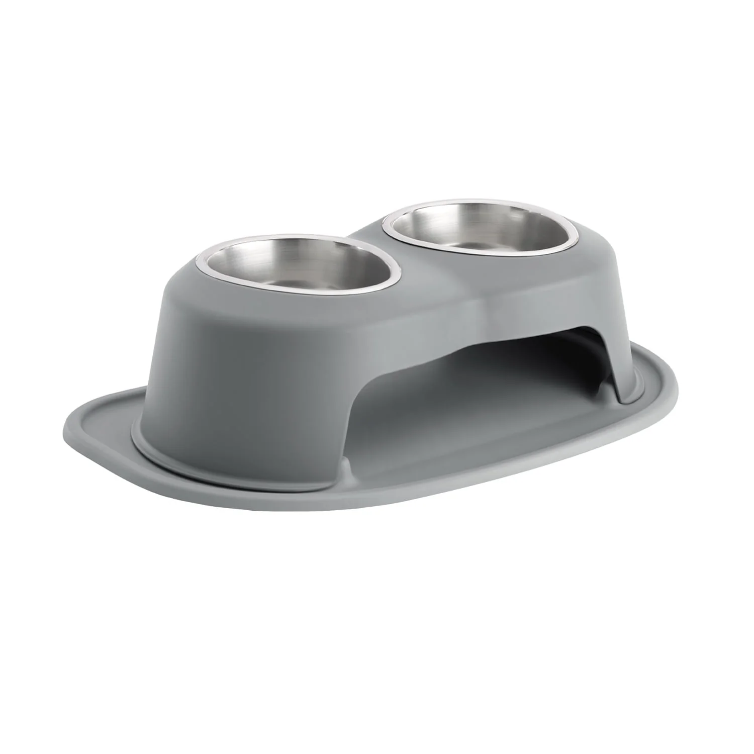 WeatherTech Double High Pet Feeding System, Stainless Steel - Image 43