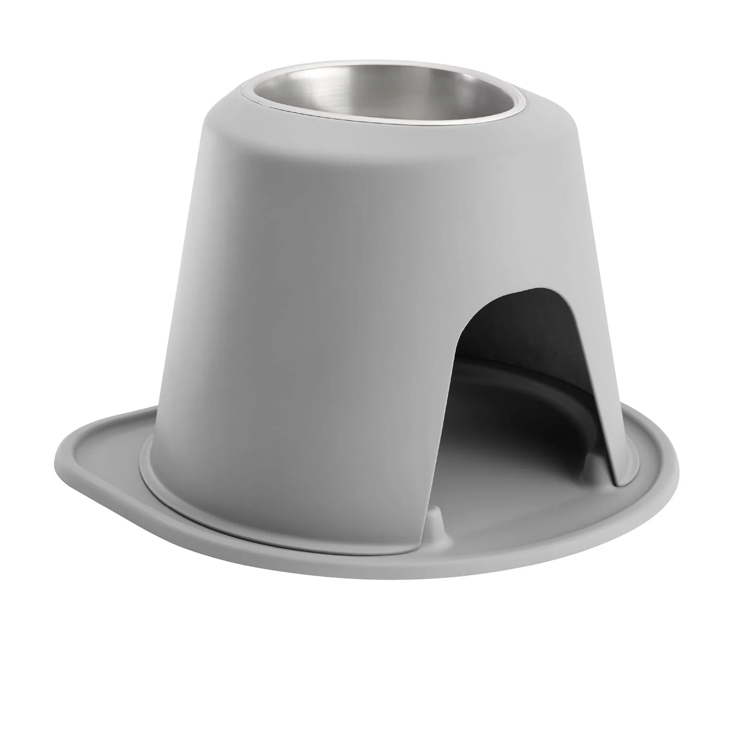 WeatherTech Single High Pet Feeding System, Stainless Steel - Image 10