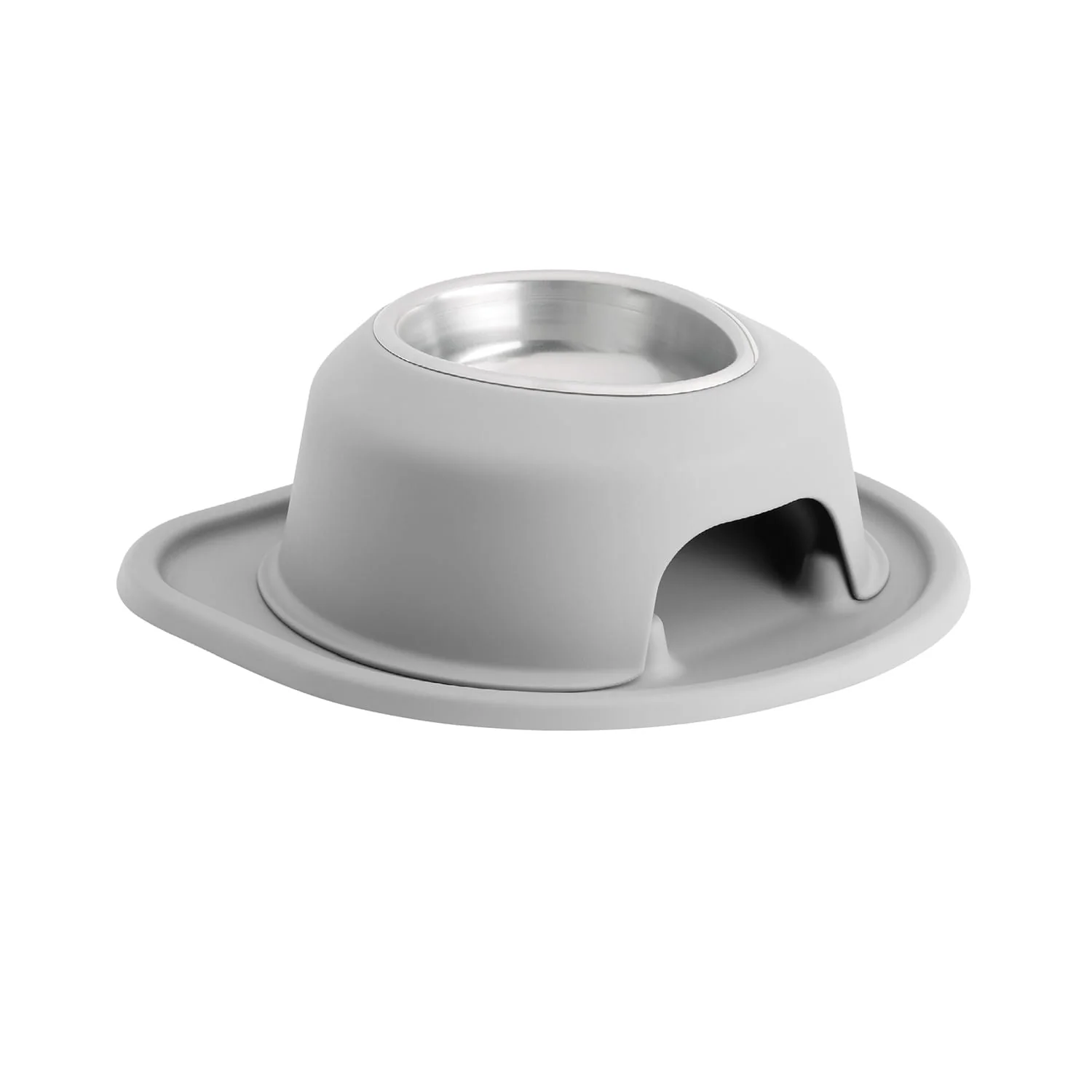 WeatherTech Single High Pet Feeding System, Stainless Steel - Image 2