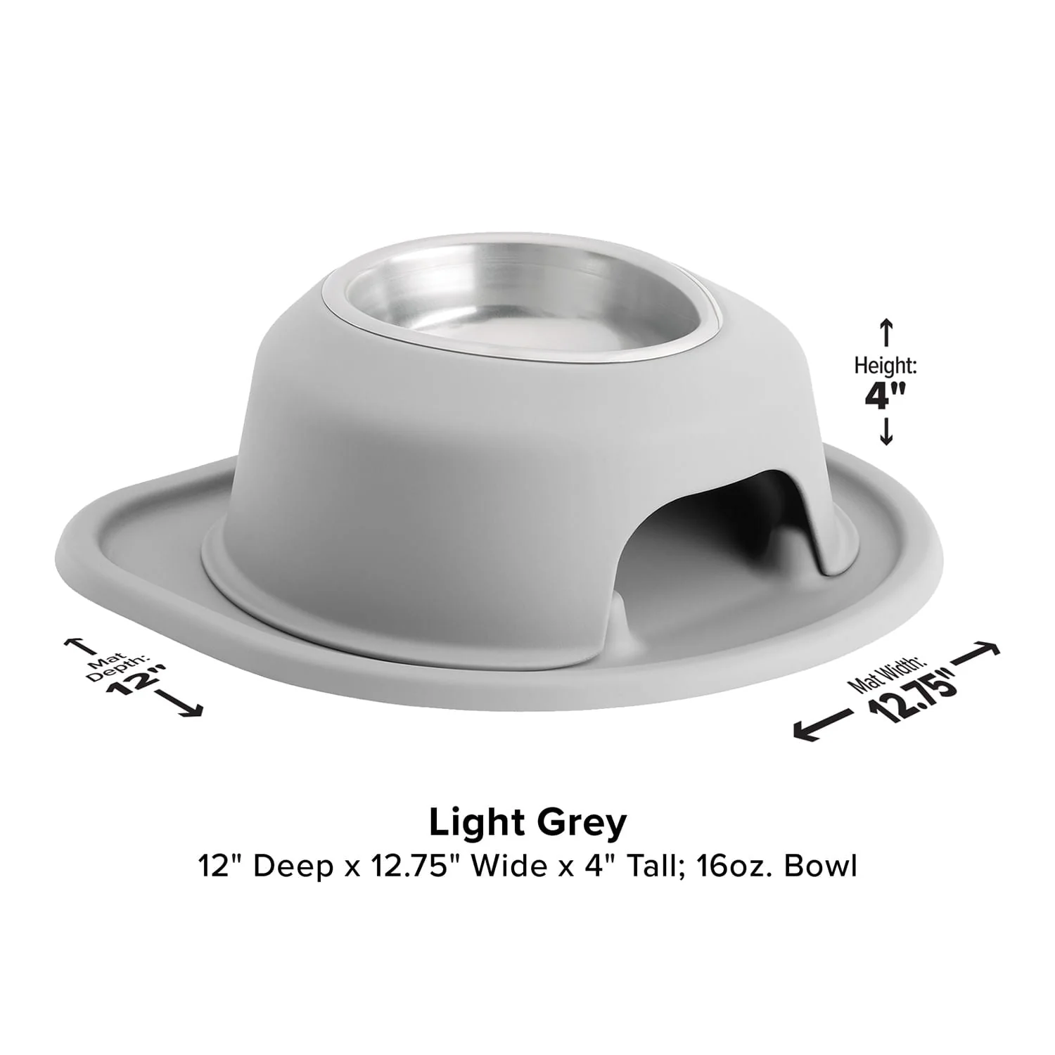 WeatherTech Single High Pet Feeding System, Stainless Steel - Image 5