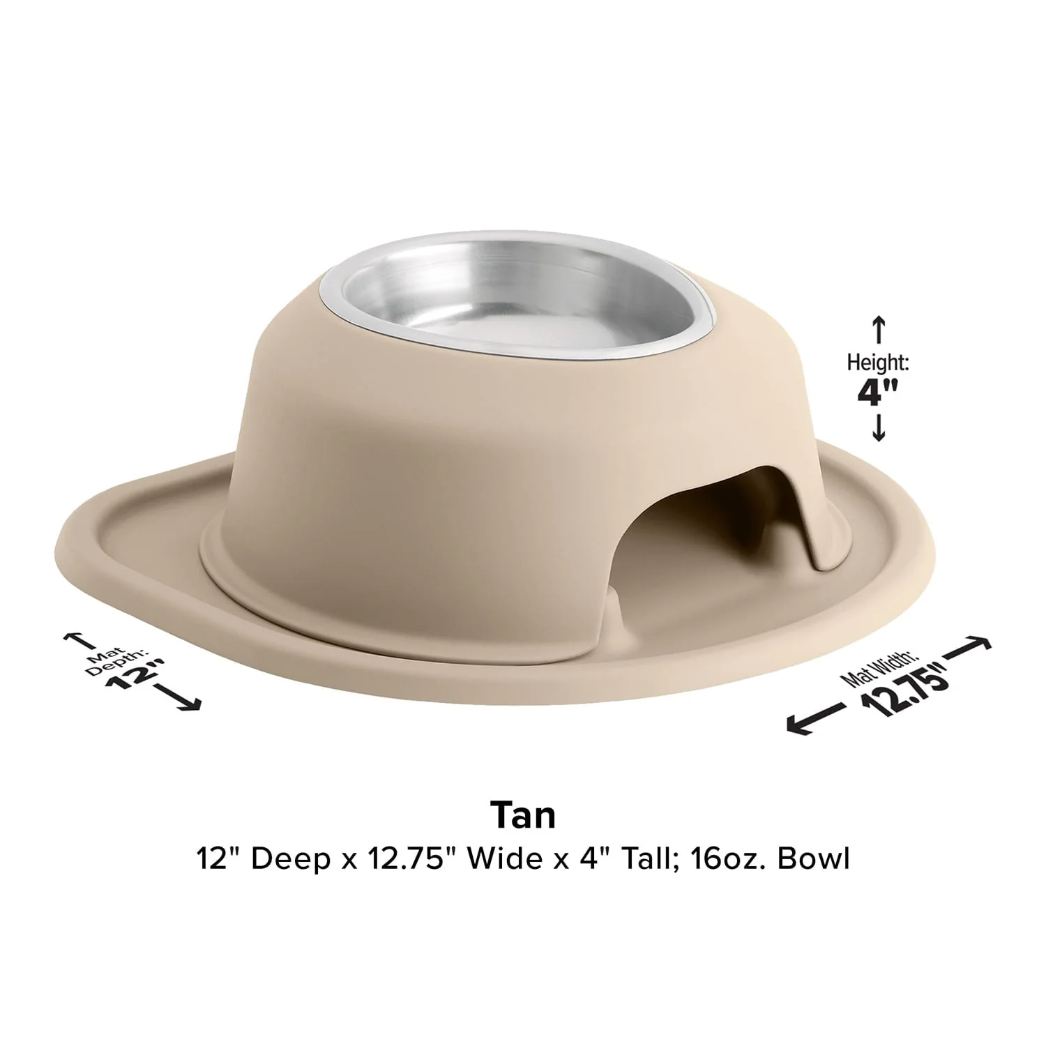 WeatherTech Single High Pet Feeding System, Stainless Steel - Image 7