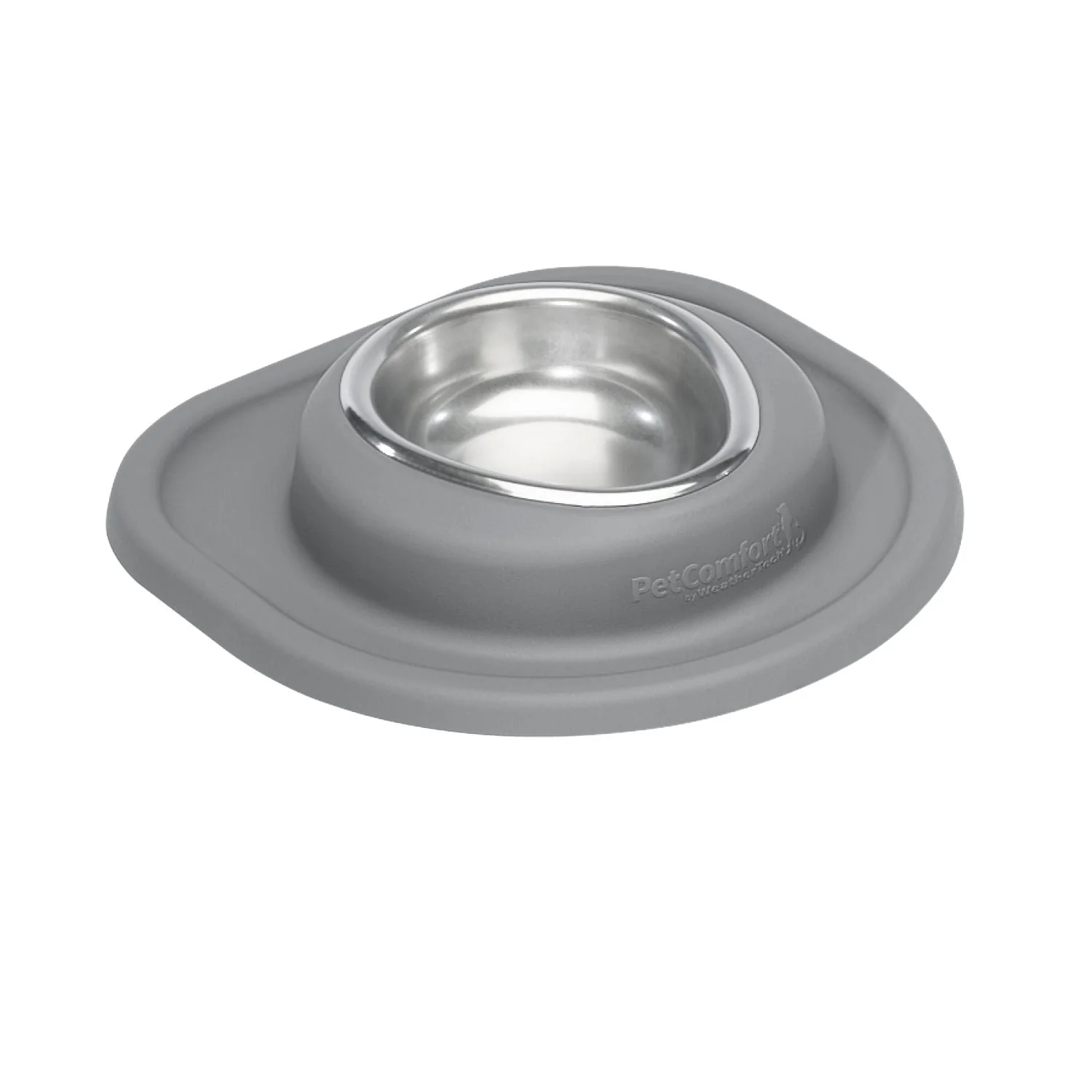 WeatherTech Single Low Pet Feeding System, Stainless Steel