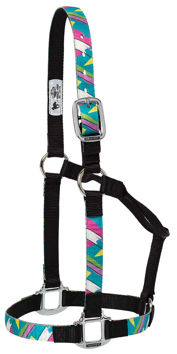 Weaver Patterned Nylon Overlay Halter for Horses - Image 4