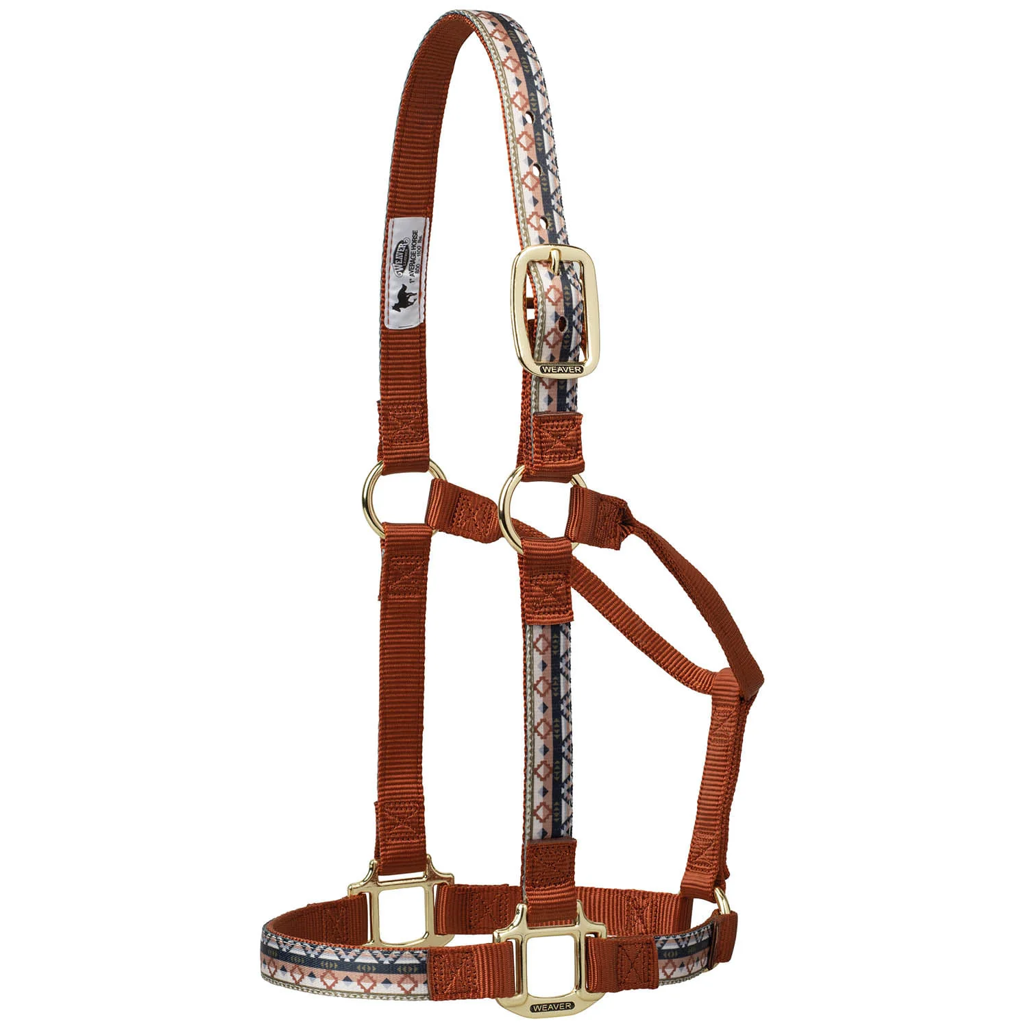 Weaver Patterned Nylon Overlay Halter for Horses - Image 6
