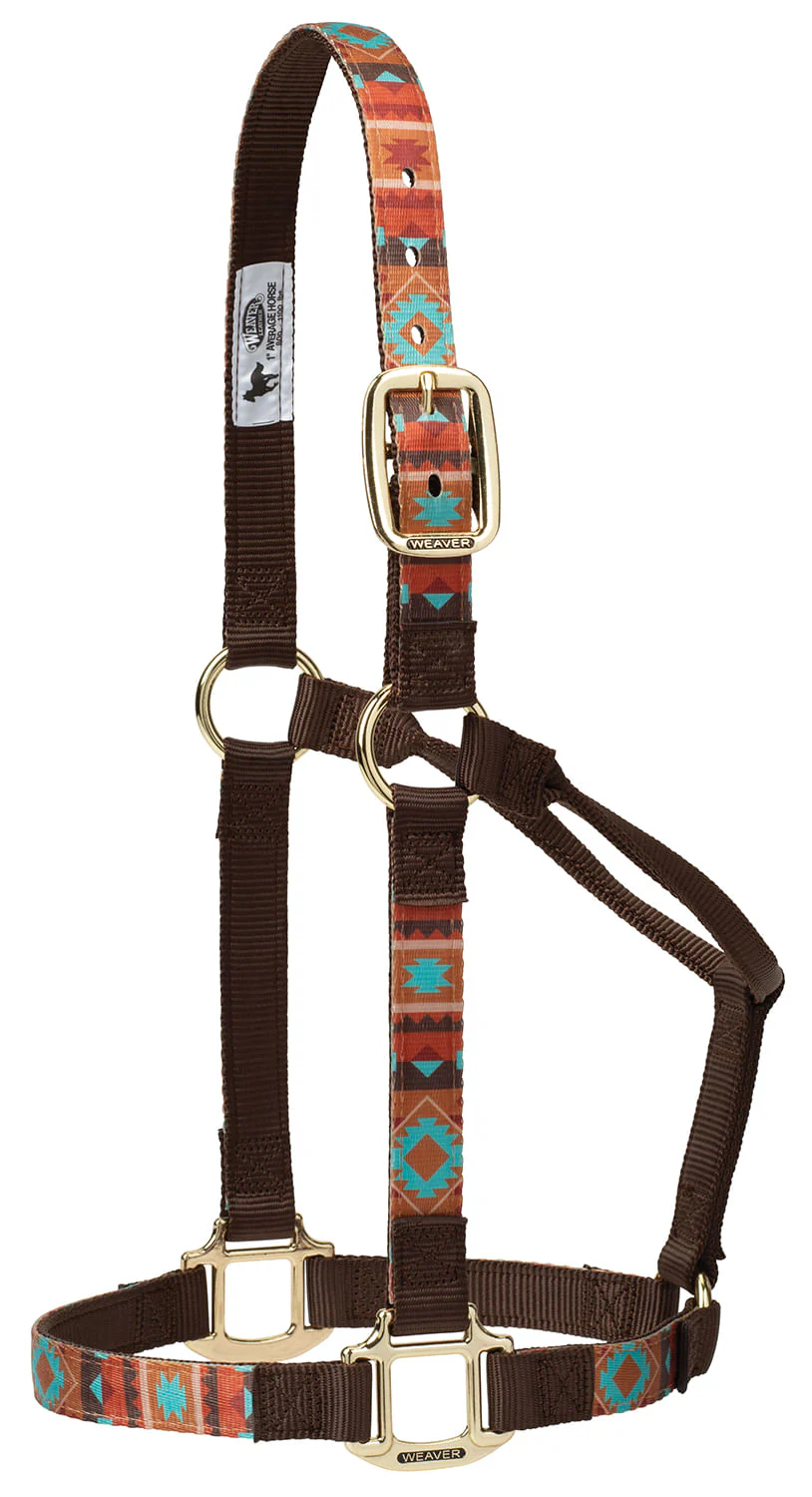 Weaver Patterned Nylon Overlay Halter for Horses - Image 7