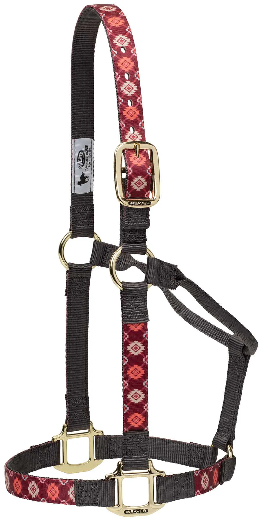 Weaver Patterned Nylon Overlay Halter for Horses - Image 9