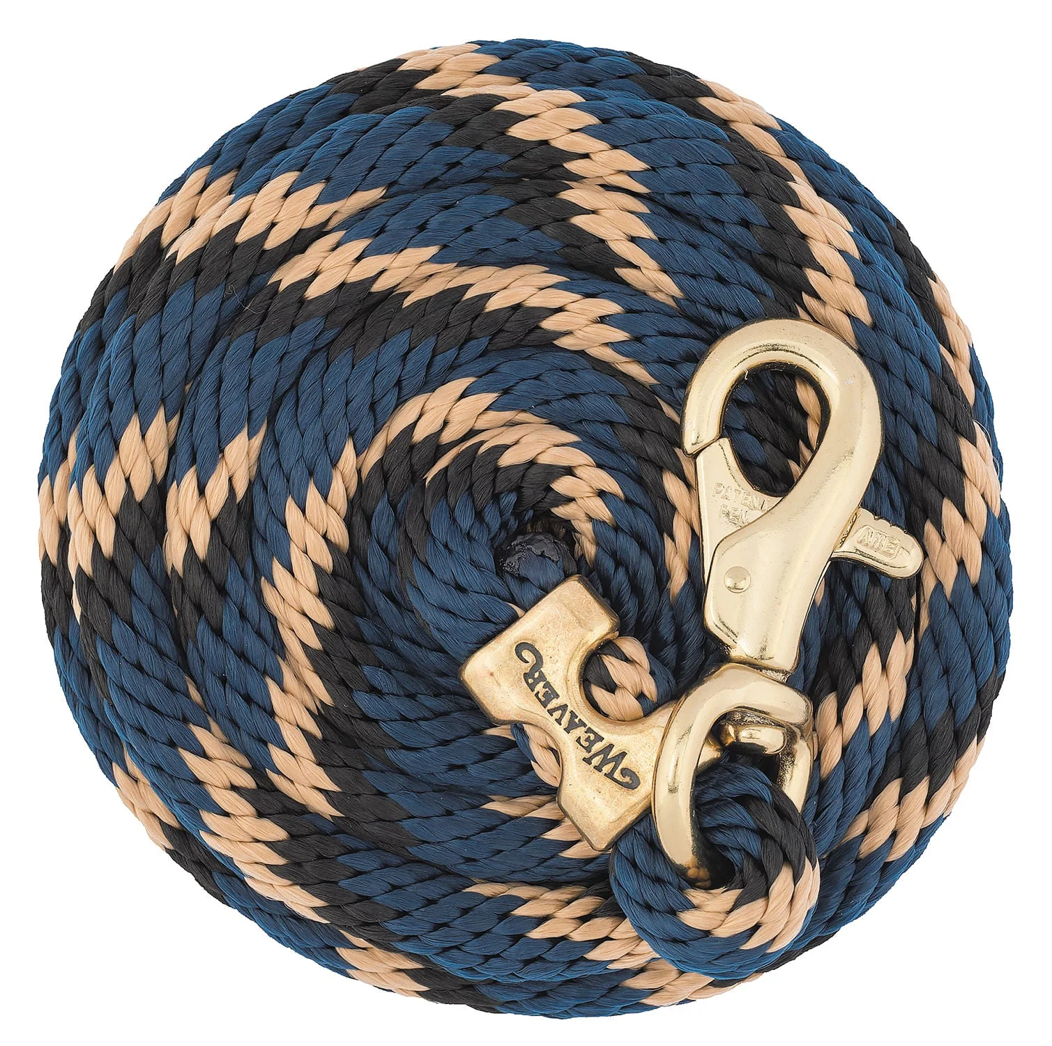 10' Weaver Poly Lead Rope with Bull Trigger Snap - Image 2