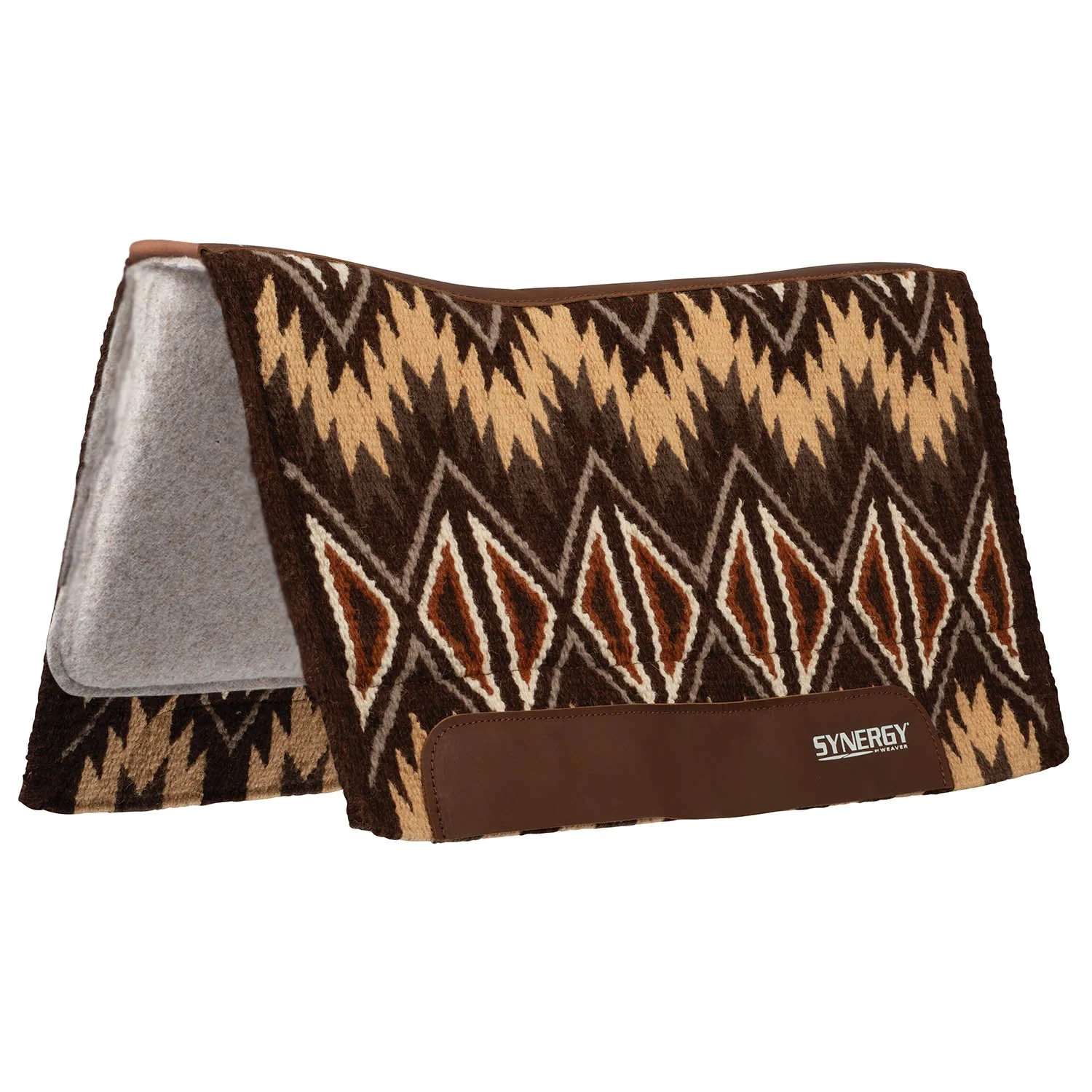 Weaver Synergy Contoured Performance Wool & Felt "Quest" Saddle Pad - Image 4