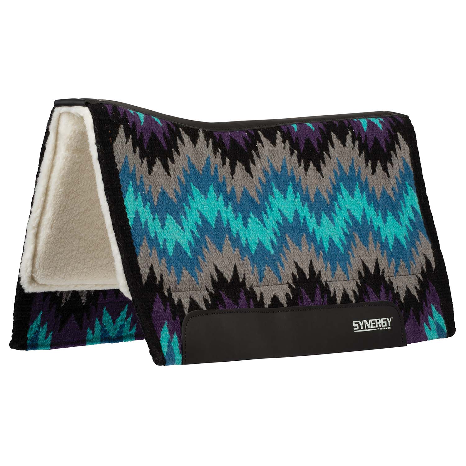 Weaver Synergy Contoured Performance Wool & Felt "Stampede" Saddle Pad - Image 3