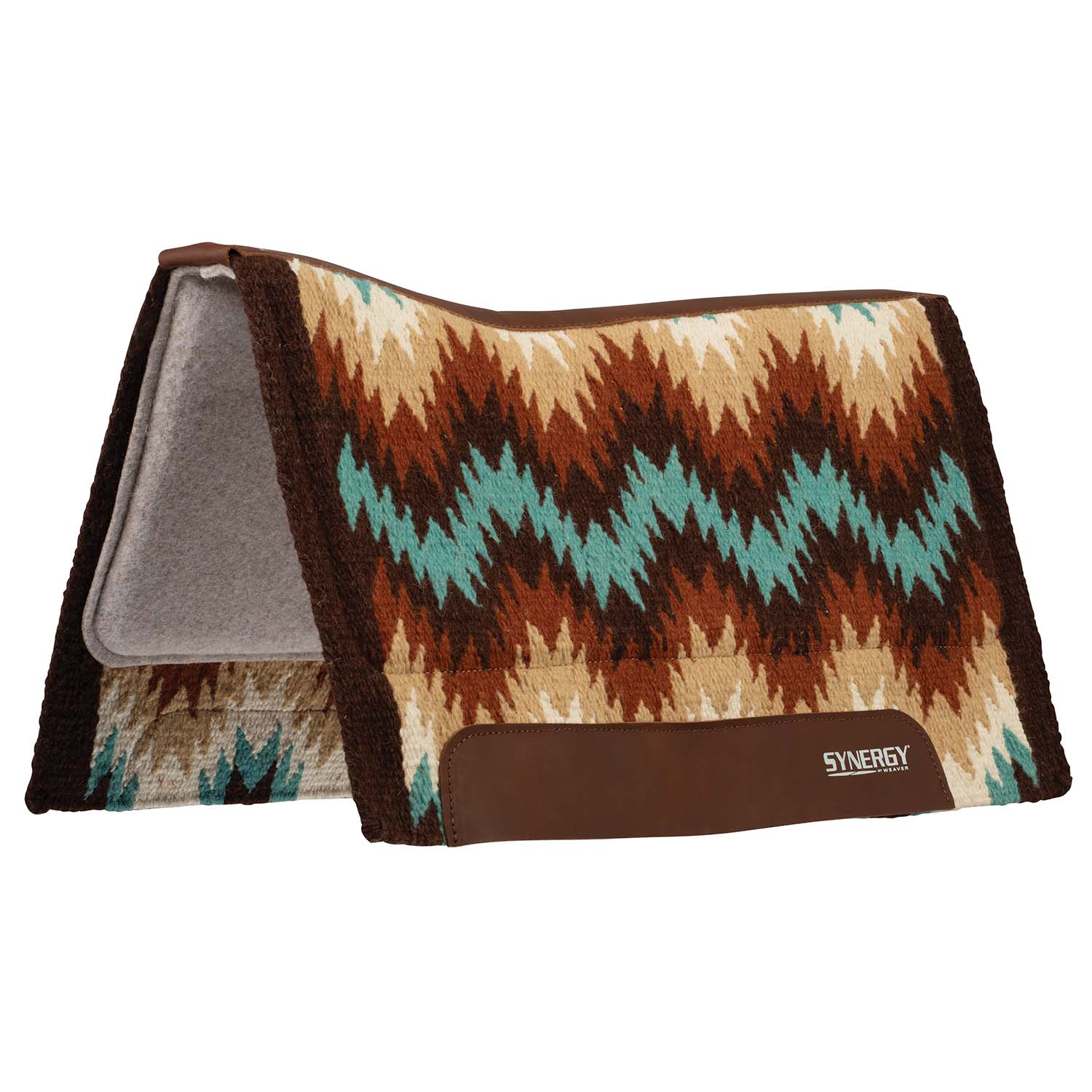 Weaver Synergy Contoured Performance Wool & Felt "Stampede" Saddle Pad - Image 5