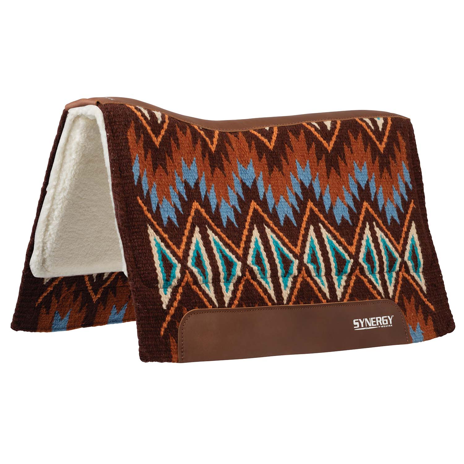 Weaver Synergy Contoured Performance Wool & Fleece "Quest" Saddle Pad - Image 2
