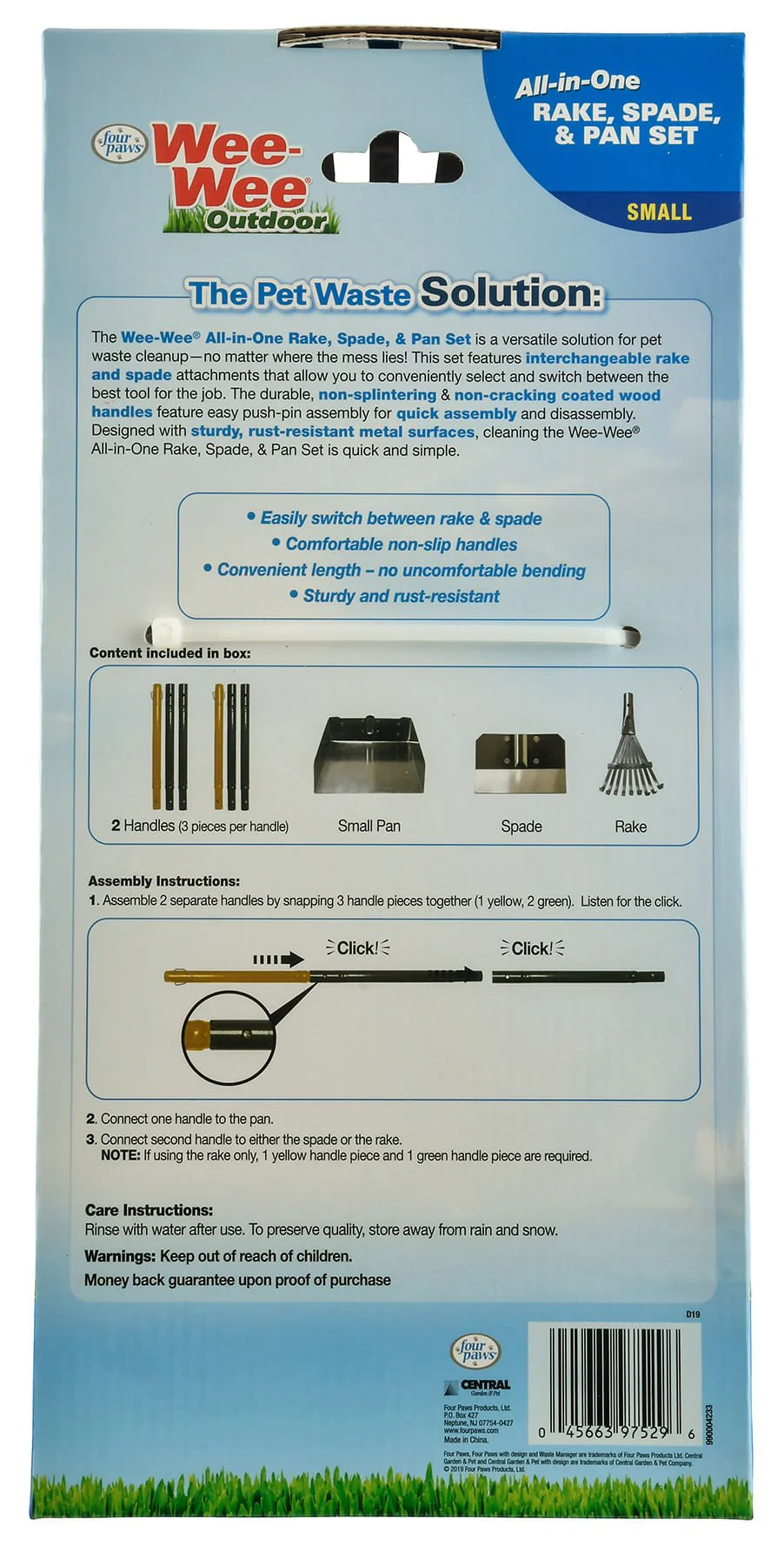 Wee-Wee Outdoor All-in-One Rake, Spade, & Pan Set - Image 6