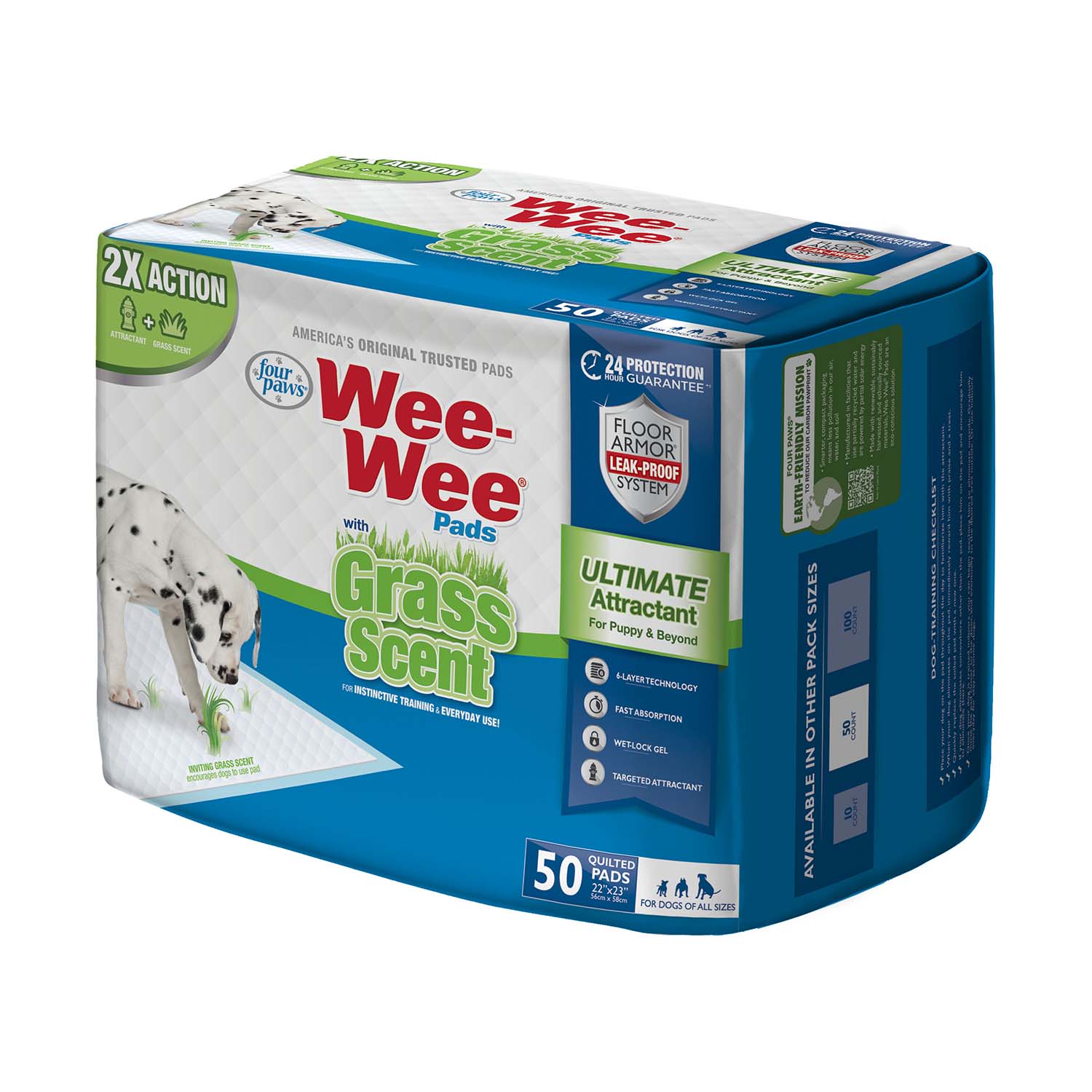 Wee-Wee Ultimate Attractant Dog Pee Pads with Grass Scent - Image 12