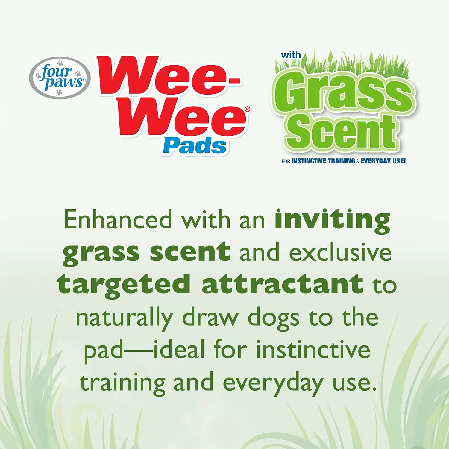Wee-Wee Ultimate Attractant Dog Pee Pads with Grass Scent - Image 4