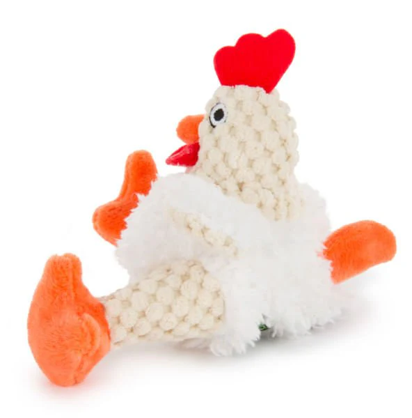 Fat White Rooster Dog Toy - Image 3