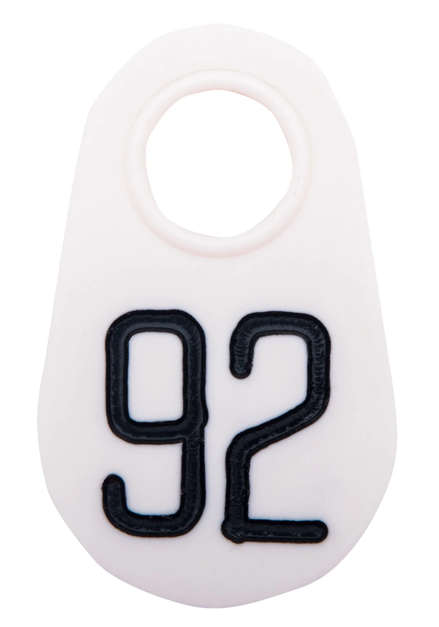 Bock's White Nylon Numbered Identification Tags, 1-100, Single Tag - Image 6