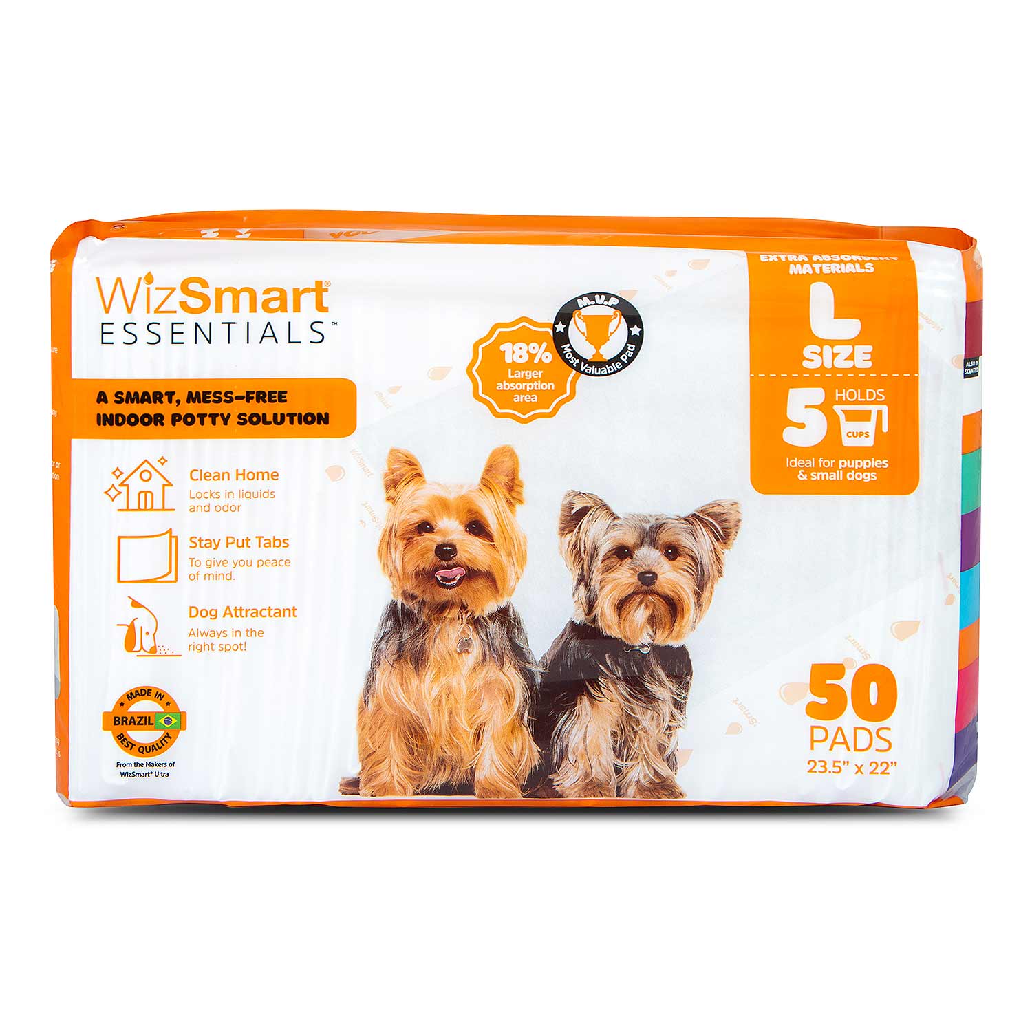 WizSmart Essentials Large Dog Training Pads for Puppies - Image 10