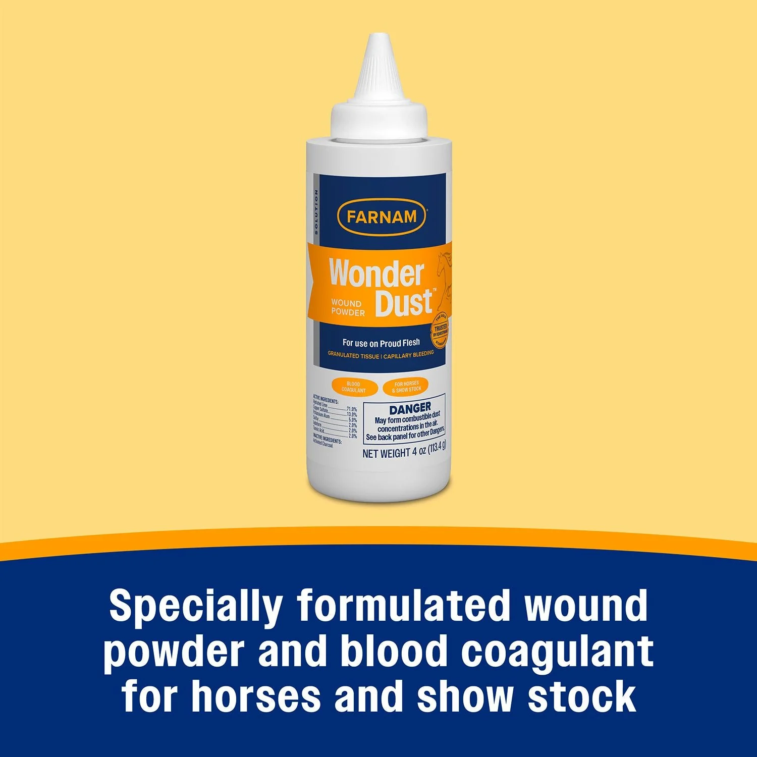 Wonder Dust Wound Powder & Blood Coagulant, 4 oz - Image 6