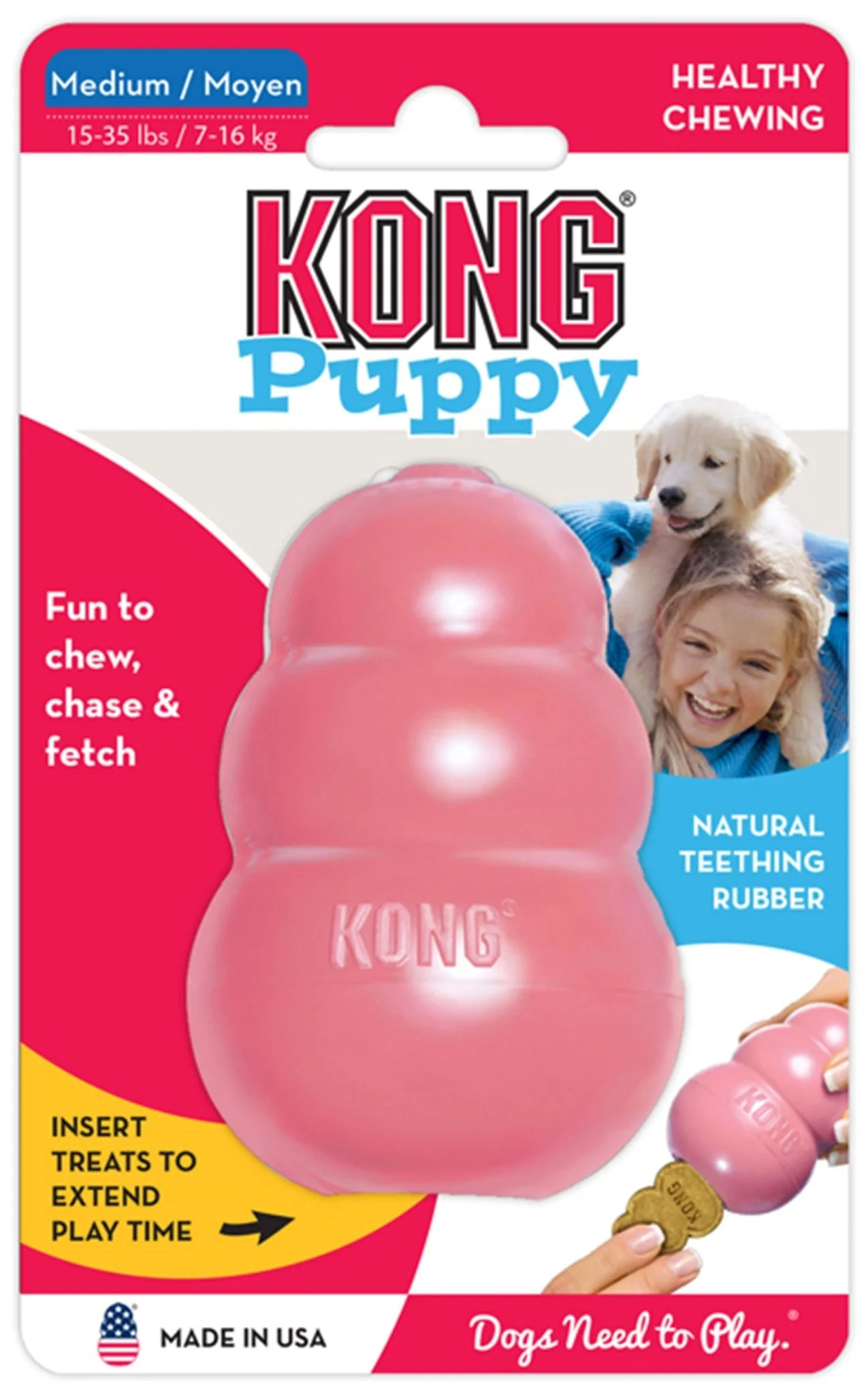 Puppy KONG Treat-Stuffing Chew Dog Toy - Image 8