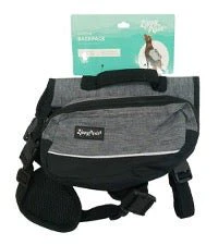 Zippy Paws Lightweight Adventure Backpack, Graphite - Image 10