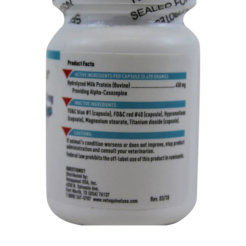 Zylkene Capsules Behavior Supplement for Dogs, 450mg, 30 Capsules - Image 2